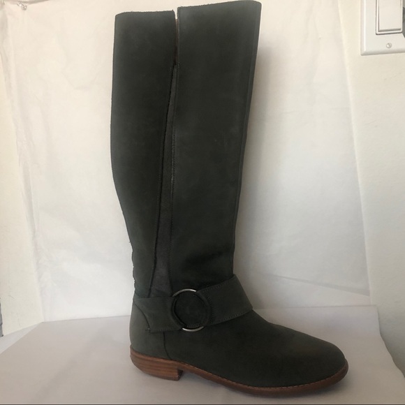 OluKai Hololio II Boots Grey olive 7.5 Over knee